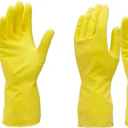 Reusable Rubber Cleaning Hand Gloves for Washing, Cleaning Kitchen, Gardening Wet and Dry Glove Set-image-34