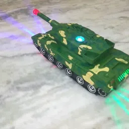 Electronic Robot Car Tank Deformation Robot Toy with Light, Music and Bump Function (Tank Robot) Toys for Boys/Toddlers/Kids-image-48