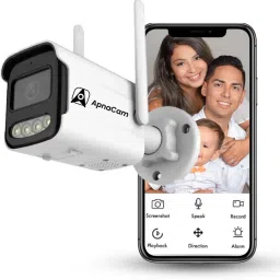 ApnaCam 3Mp Wifi Bullet CCTV Camera 2-way Audio Live View Color Night Vision Waterproof Security Camera-image-30