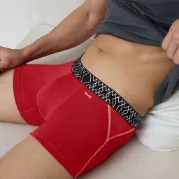 Pack of 1 Odour-free comfort Cotton SPRINT Underwear Solid Men Trunk-picture-10
