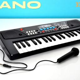 X348 Keys Piano Toy with Microphone, USB Power Cable & Sound Recording Best Birthday Gift for Boys and Girls Musical Instruments Analog Digital Piano-image-11