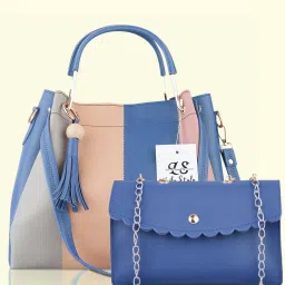 Women Blue Shoulder Bag - Extra Spacious-image-82