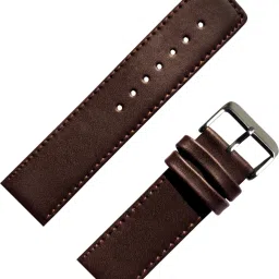 DBLACK [UBOX] "PLAIN DESIGN // WITH STITCHES ON-SIDE" 20 mm Genuine Leather Watch Strap-image-21