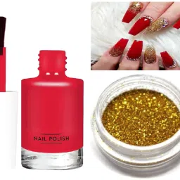High Shine Nail Polish & Nail Fine Glitter Powder-39