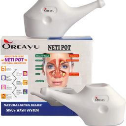 Plastic White Neti Pot-1
