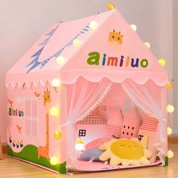 Girl's and Boy's Extremely Light Weight Play theme Tent House for Kids giraffe-image-48