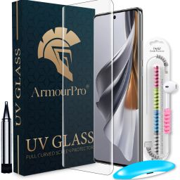 ArmourPro Edge To Edge Tempered Glass for Oppo Reno 10 Pro 5G, Oppo Reno 10 Pro, Oppo Reno 10 5G, Oppo Reno 10, Oppo Reno10 Pro 5G, Oppo Reno 10 Plus 5G, Oppo Reno 10 + 5G, Reno10 Plus 5G, Oppo Reno 8T 5G, UV Glue Tempered Glass with Cable Protector-17