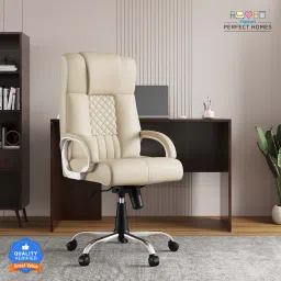 Zenova High Back Ergonomic Revolving Chair Leatherette Office Executive Chair-26