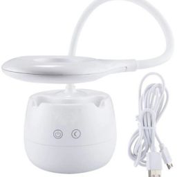 Akari Rechargeable Desk / Study Lamp Night Lamp, Touch On/Off Switch, Child Eye Safety Student Study Table Lamp, Led Lamp USB Charge 360% Angle Usage, 5 in 1 Feature Akari AK-5T Lamp Color 0239 White 3 hrs Flood Lamp Emergency Light-15
