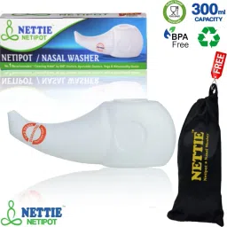 nettie Plastic White Neti Pot image 5