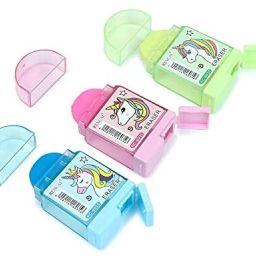Unicorn Eraser Cum SHAPNER Set of 3 For Kids Non-Toxic Eraser-9
