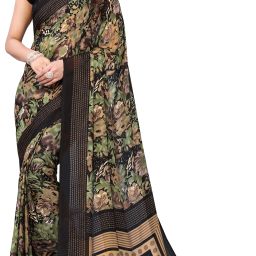 Printed Daily Wear Georgette Saree-image-117