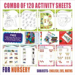 Nursery Activity Sheets (120 Pages)|Learning & Creativity|12 Water Color Sketch-14