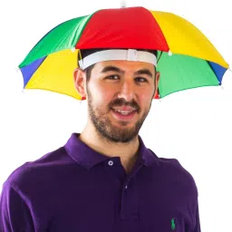 Hands Free Umbrella Hat to Protect from Sun & Rain School Going Kids and Adults Umbrella-11