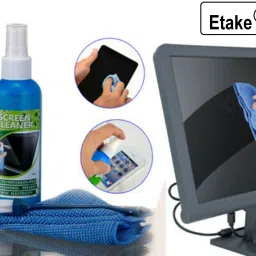 Etake 3 in 1 Screen Cleaning Set for PC, Laptops, Monitors, Mobiles, LCD, LED, TV for Computers, Laptops, Mobiles-35