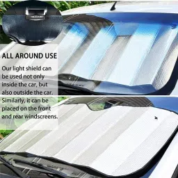 auto pearl Car Windshield 5 Layer Sun Shade Front Window Sunshade Car Windshield 5 Layer Sun Shade Front Window Sunshade Car Dashboard Cover image 2