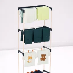 Plastic Ceiling Cloth Dryer Stand "Premium All-Plastic Multi-Layer Foldable Clothes Drying Indoor & Outdoor Use-image-6