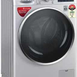 lg 8 kg with Inverter ,5 Star Fully Automatic Front Load with In-built Heater Silver image 2