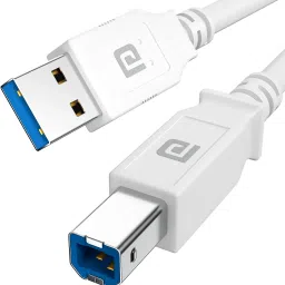Portronics Reversible USB 2.0 5 m PrintLink 5 Printer Cable, USB Type-A to Type-B Cord, 5 m / 16.5 Ft Long,-13