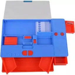 makit Spiderman Art Plastic Pencil Box (Set of 1, Multi-Color) Geometry Box Geometry Box image 3