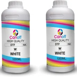 canoff DTF Pigment Ink 2pc. Suitable forAll Direct to Flim Printer All-in-One Versatile White Ink Bottle-5