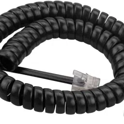 1 Pack 2 Meter Telephone Handset Phone Extension Cord Curly Coil Line Wire Cable Corded & Cordless Landline Phone-image-50