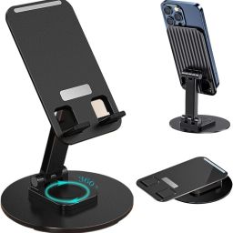 Mobile Phone Stand 360 Degree Rotation Height & Angle Adjustable for & Tablet Bicycle Phone Holder-45