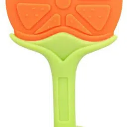 little warriors Baby Teething Toys Soft and Natural Fruit Shape Teether for Baby Includes Hygienic Case and Baby Fruit Nibbler Pacifier for Baby (Combo Saver Pack of 2) Teether and Feeder image 5
