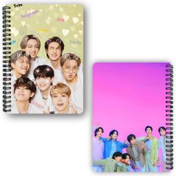 BTS Kpop Notebook A5 Diary Unruled 150 Pages-image-79