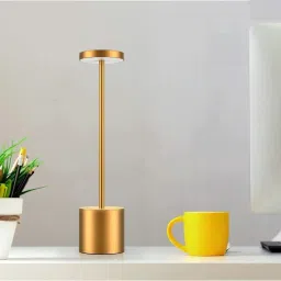 Cordless Table Lamp Metal USB Rechargeable 3-Levels Bright Night Light Desk Lamp Table Lamp-5