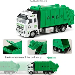 zuuluzrs Small Trash Garbage Truck Toy With Friction Power-picture-18