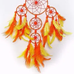 Nylon, Wood, Feather, Wool Windchime-image-31