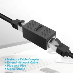TECHGEAR RJ45 Coupler, in Line Coupler Cat7/Cat6/Cat5e Ethernet Cable Lan Adapter-14