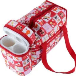 ™Presents New Born Baby Multipurpose Mother Bag Cum Portable Thermal Warmer Cyan With Holder Diaper Changing Multi Compartment For Baby Care And Maternity Handbag Messenger Bag Diaper Nappy Mama Shoulder Bag Diaper With Warmer Bag With 2 Bottle Holders Keep Baby Bottles Warm With 2 For Baby Multipurpose Waterproof Mother Bag Diaper Bag Bottle Warmer Attached Nursery Diaper Bag-17