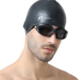 Unisex Silicone Swim Cap Swimming Cap-image-37