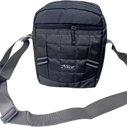 Grey Men Sling Bag Stylish Shoulder Cross Body Office Business Messenger Bag Water Resistant-image-15