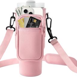 Water Bottle Carrier Bag for Stanley 40/30 oz Tumbler with Strap and Pouch-picture-30