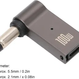 Tobo 5.5x2.1mm PD to DC Adapter, PD Charge Type-C Converter Adapter TD-1261CC 100 W Adapter image 5