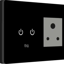 iotics Smart Touch Switch for 1 Light, 1 Plug, Remote, Mobile App, Alexa & Google Home Smart Switch-5