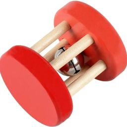 Kids Tambourine Hand Bell Wooden Rattle for Baby Musical Instrument Rattle-24