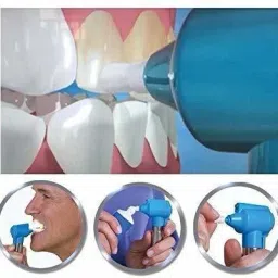 NEW Tooth Polisher Whitener Stain Remover with LED Light Teether and Feeder-21