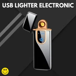 USB Rechargeable Lighter for Smoking Windproof Slim Lighter with FingerprintB416 USB Rechargeable Lighter for Smoking Windproof Slim Lighter with FingerprintB416 Pocket Lighter-image-16