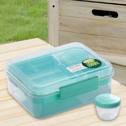 Lunch Box with Dividers Plastic Lunch Box 3 Containers Lunch Box-image-53