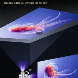 JVDN 1080P Projector with Netflix, YouTube, Prime Video | Android 13.0 (250 lm) Portable Projector image 5