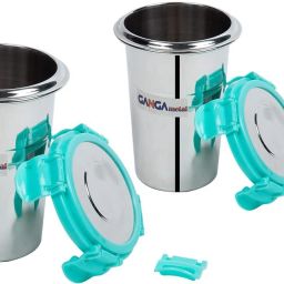 (Pack of 2) Stainless Steel Tumbler with Lid (Blue, Set of 2) Glass Set Water/Juice Glass-5