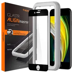 spigen GlastR Align Master Tempered Glass for Apple iPhone SE, 8, 7 (9H Hardness)-13