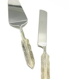 Cake Server Set Brass, Stainless Steel Cake Server-31