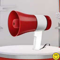 Handheld Megaphone with Siren, Microphone & Rechargeable for Outdoor EventsA305 Megaphone Portable Megaphone Siren Loudspeaker Function &Long Battery BackupW305 Outdoor PA System-15
