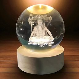 3D Crystal Ball Table Lamp with Wooden Base Table Lamp-image-97