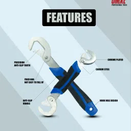omxe OPAL 32mm High-Quality Multi-Purpose Adjustable Wrench Tool Set for Versatility&Durability Double Sided Combination Wrench image 3